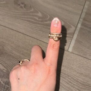 Elegant Gold Ring Set